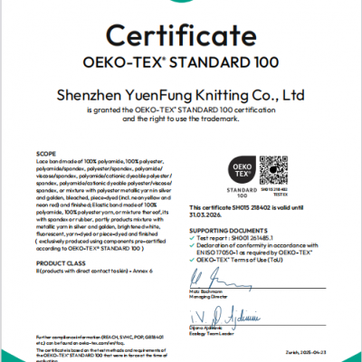OEKO-TEX STANDARD 100